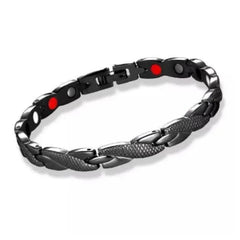  Showlu Fashion Store New Dragon Pattern Twisted Healthy Magnetic Magnet Bracelet for Women Power Therapy Magnets Bracelets Bangles for Women Men