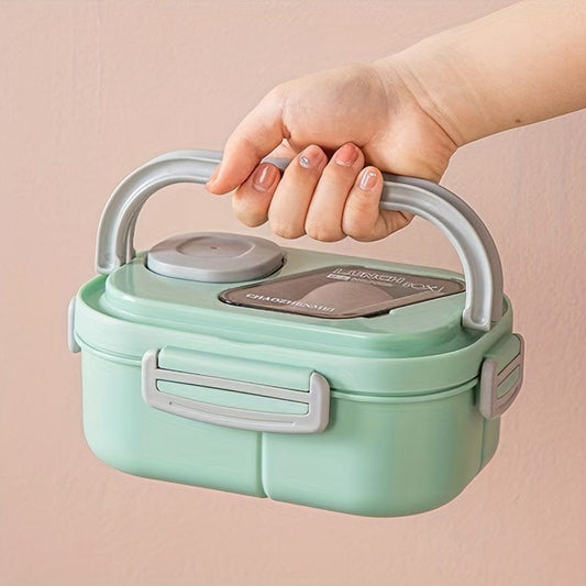  Showlu Fashion Store New insulated lunch box convenient portable sealed double household vegetable salad lunch box