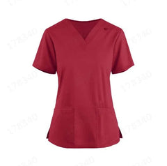 SHOWLU FASHION STORE New Lightweight Surgical Gown Short-sleeved Operating Room Split Doctor's Scrub Top Overalls Nursing Uniforms