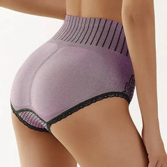  Showlu Fashion Store New Women's Panties Underwear Seamless Briefs High Waist Underpanties Bodyshaper Ladies Female