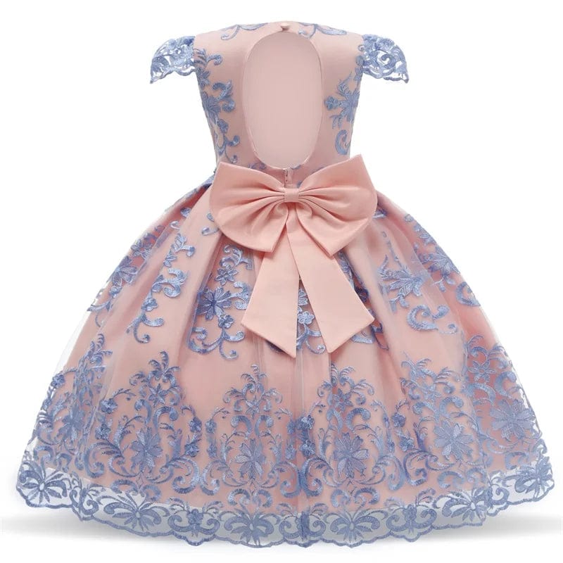  Showlu Fashion Store New Year Costume Big Bow Kids Girl Wedding Kids Dresses For Girls Princess Party Pageant Formal Dress Prom Girls Christmas Dress