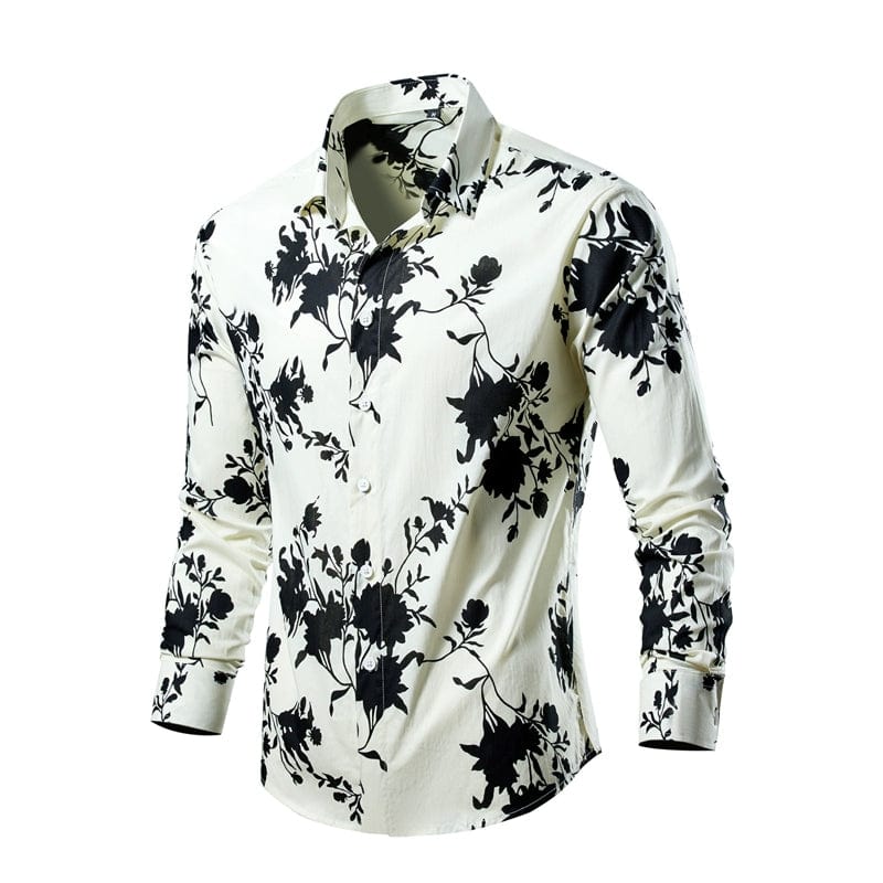 SHOWLU FASHION STORE No. 2 color / M(Within 120kg) Fashion Versatile Slim-Fit Long Sleeve Shirt Marvel Venom