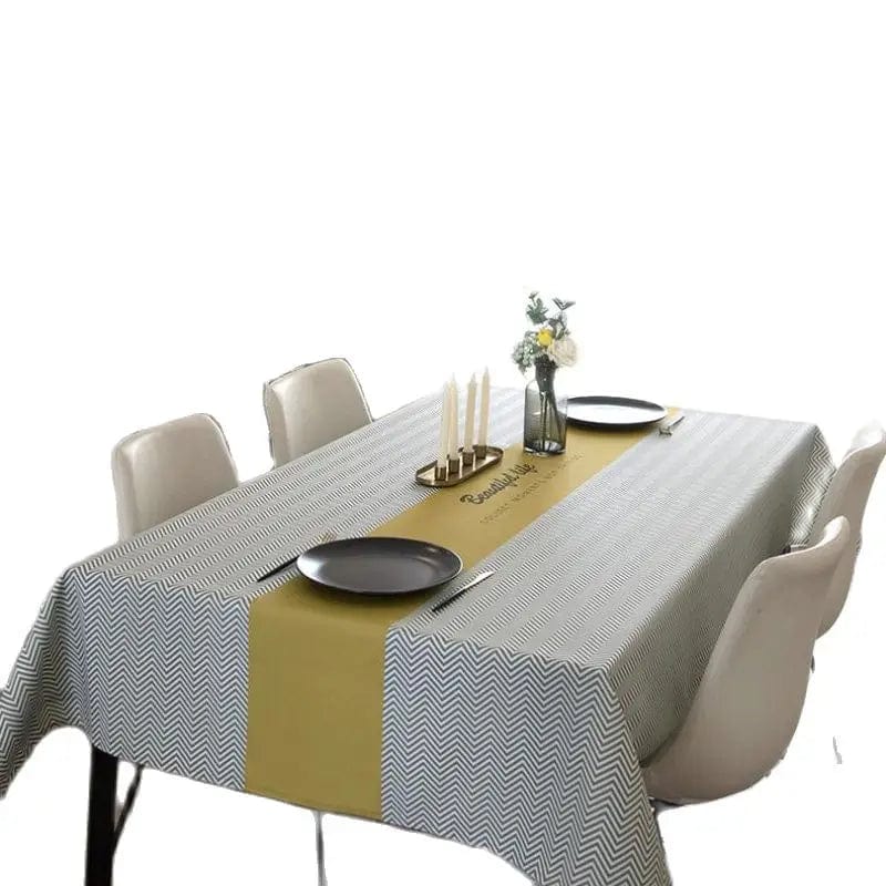  Showlu Fashion Store Nordic Simplicity Printing Rectangular Tablecloths For Table Party Decoration Dining Tables Cover Manteles