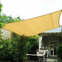  Showlu Fashion Store Outdoor garden sunshade net, terrace sunshade, camping sunshade net, UV protection, HDPE sunscreen fabric, sunshade