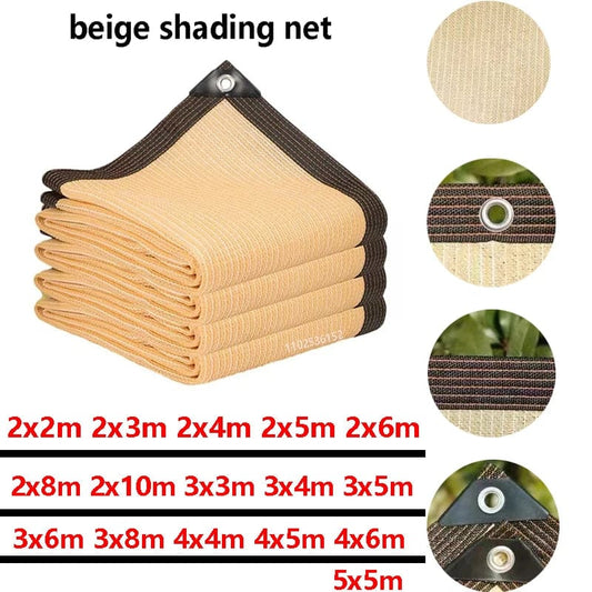  Showlu Fashion Store Outdoor garden sunshade net, terrace sunshade, camping sunshade net, UV protection, HDPE sunscreen fabric, sunshade