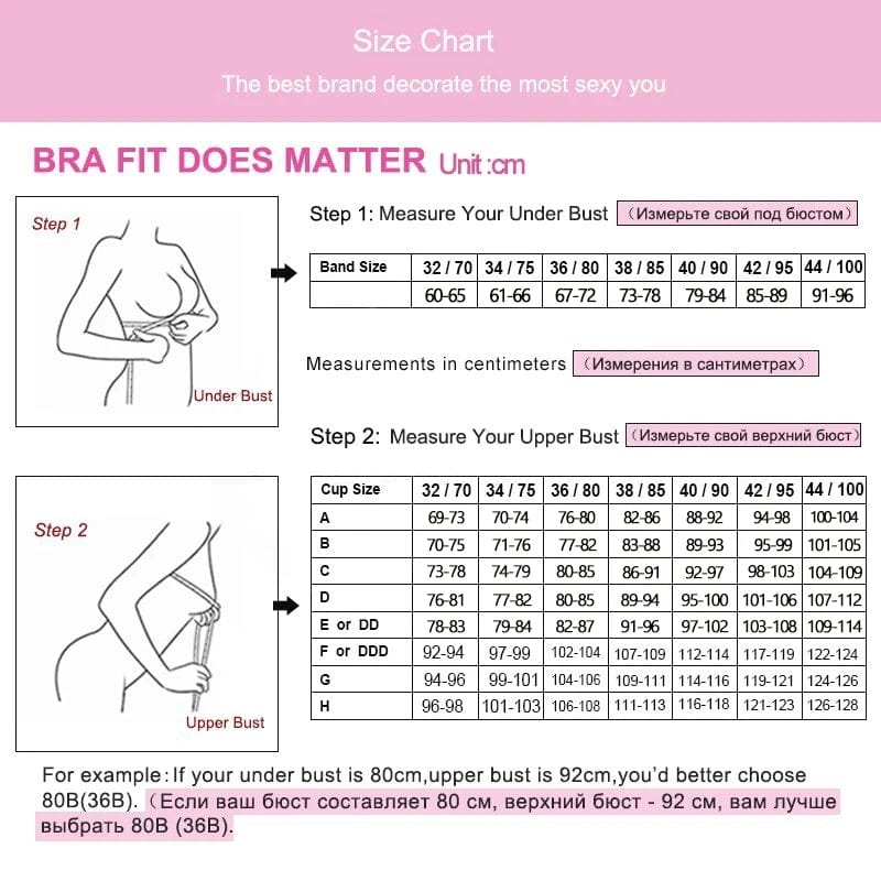  Showlu Fashion Store Padded Bras for Women Push Up Bra Lace Bra Lingerie Plus Size Bra Add Two Cup Wire Free Brassiere C D E Cup Sexy Underwear Women