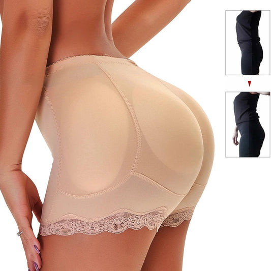  Showlu Fashion Store Padded Butt lifter Corrective Underwear Butt Enhancer Body Shaper Modeling Strap Fake Hip Shapwear Underwear Push Up Panties