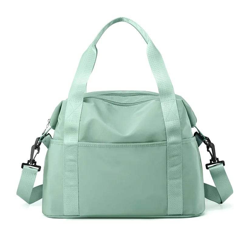  Showlu Fashion Store pale green New Large-capacity Travel Bag, Simple and Versatile Fitness Bag, Short-distance Travel Shoulder Cross Body Yoga Bag