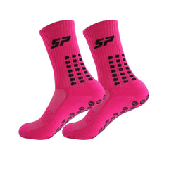 SHOWLU FASHION STORE pink / 38-45 1 Pair SP Anti Slip Sports Socks Grip socks Football Yoga Socks