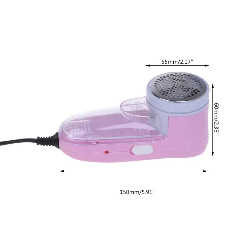  Showlu Fashion Store Pink Electric Clothes Lint Remover Fabrics Trimmer Sweater Pill Fluff Fuzz Shaver