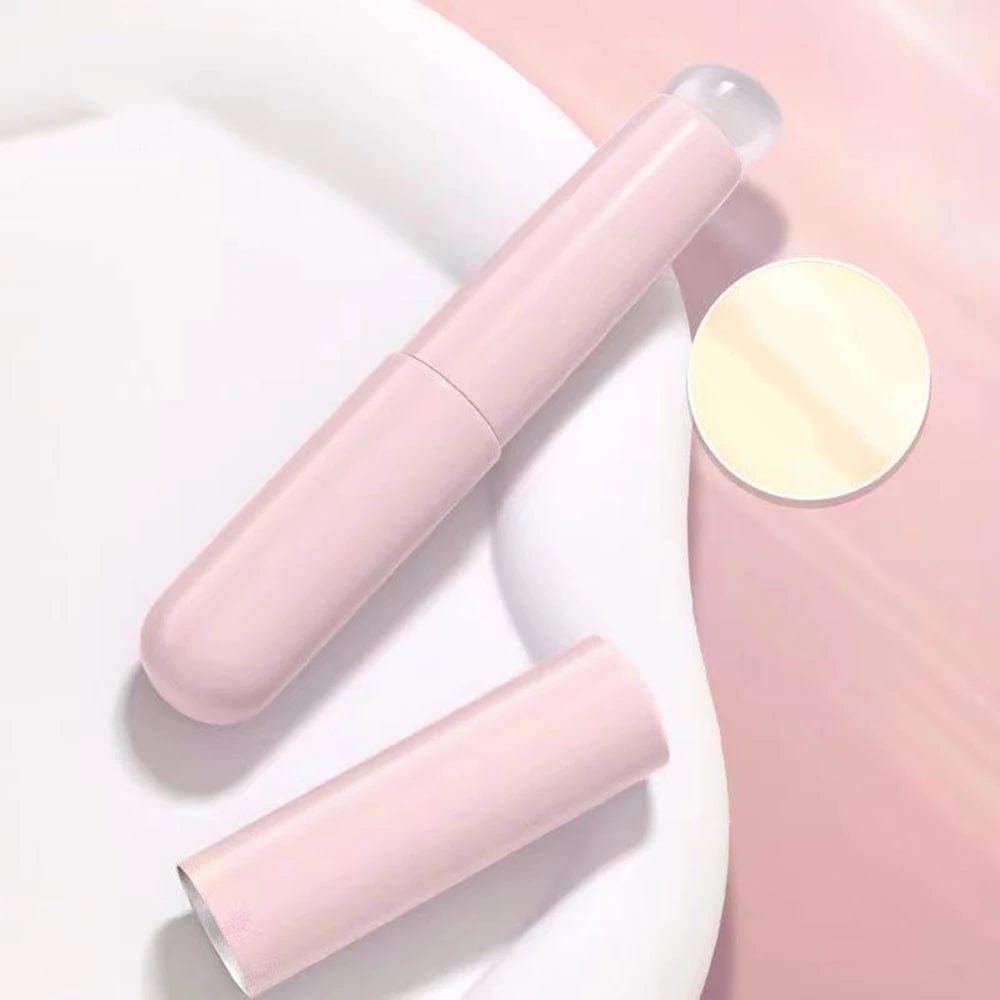  Showlu Fashion Store Pink Upgrade Silicone Lip Brush With Cover Angled Concealer Brush Like Fingertips Q Soft Lipstick Makeup Brushes Round Head No Broken