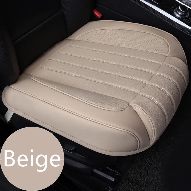  Showlu Fashion Store PU Leather Car Seat Cover Luxury Car Seat Protection Cushion Leg Support Extension Non-slip Mat Auto Accessories Universal Size