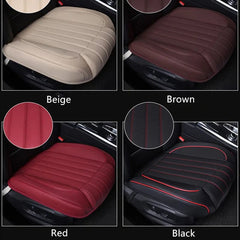  Showlu Fashion Store PU Leather Car Seat Cover Luxury Car Seat Protection Cushion Leg Support Extension Non-slip Mat Auto Accessories Universal Size