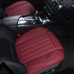  Showlu Fashion Store PU Leather Car Seat Cover Luxury Car Seat Protection Cushion Leg Support Extension Non-slip Mat Auto Accessories Universal Size