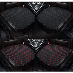  Showlu Fashion Store PU Leather Car Seat Covers Protectors for Front Seat Bottoms Luxury Car Interior Seat Cushion Pad  Waterproof Chair Mats  Compat