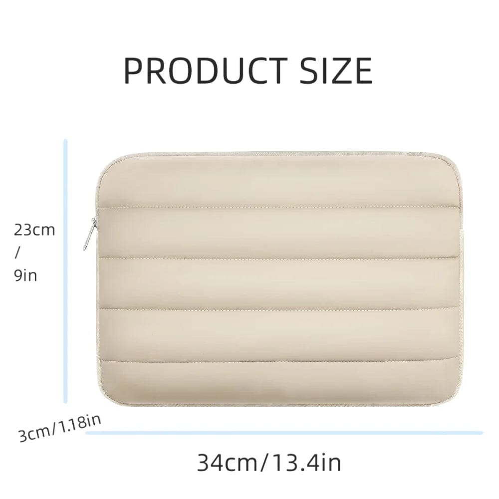  Showlu Fashion Store Puffy Laptop Sleeve 13-14 Inch For Women,Laptop Cover for iPad Pro 12.9 MacBook Pro 14 Inch MacBook Air 13 Inch Tablet Pouch Bag