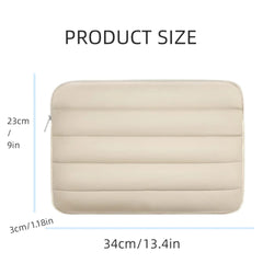  Showlu Fashion Store Puffy Laptop Sleeve 13-14 Inch For Women,Laptop Cover for iPad Pro 12.9 MacBook Pro 14 Inch MacBook Air 13 Inch Tablet Pouch Bag