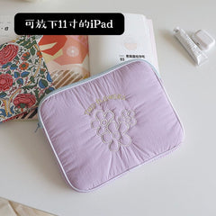  Showlu Fashion Store Purple 11-inch Fanhuabuyu Tablet 15-Inch iPad Storage Bag