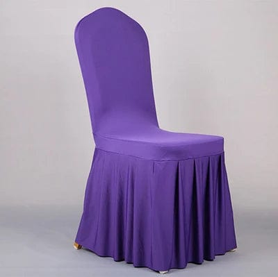 Showlu Fashion Store purple / 1pcs chair cover Banquet Chair Cover High Quality Hotel Wedding Chair Cover Adjustable Spandex Chair Cover