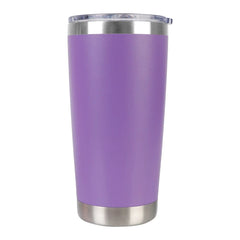  Showlu Fashion Store PURPLE / 501-600ml Thermal Mug 20oz Insulated Leakproof Beer Cups With Lids Drinkware Tumbler With Lids Vacuum Water Bottle Stainless Steel