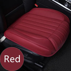  Showlu Fashion Store Red 1pcs PU Leather Car Seat Cover Luxury Car Seat Protection Cushion Leg Support Extension Non-slip Mat Auto Accessories Universal Size