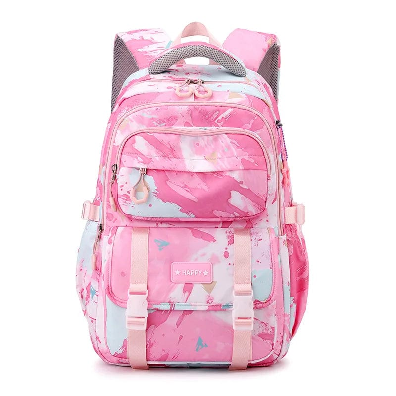 SHOWLU FASHION STORE red 3 PCS Camouflage Design Kids Backpacks for Girls School Bag with Lunch Box purse Cute Bookbag Kids Backpack waterproof schoolbag