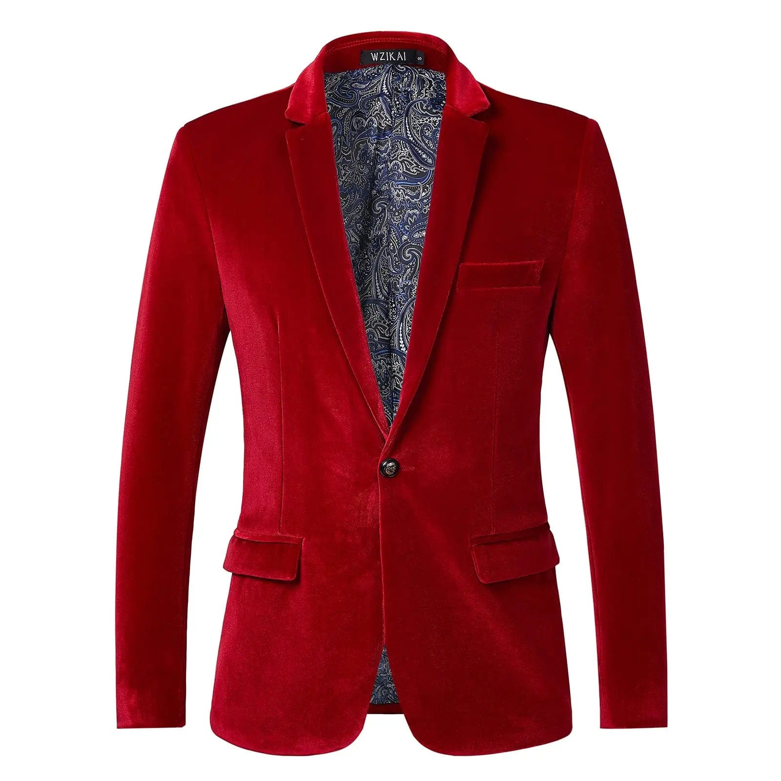 SHOWLU FASHION STORE red / Asian M is Eur XS High Quality Spring and Autumn Men Casual Fashion Slim-fit Canary Suit Jacket Small Suit Fashionable Youth Dress Thin Men's Coat