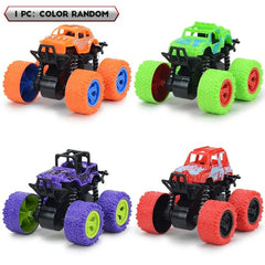  Showlu Fashion Store Red Monster Trucks Toys for Boys.Pull Back Cars.Friction Powered Toys Cars for Toddlers as Gifts for 3+ Years Old.