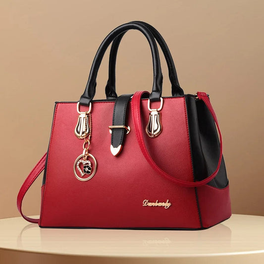 SHOWLU FASHION STORE Red New brand shoulder Bag for 2024 luxury designer handbag women Handbags Large capacity handbag Simple stylish elegant bag