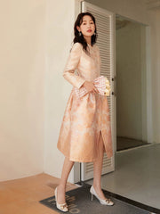  Showlu Fashion Store Retro Heavy Industry Mid-Length Coat