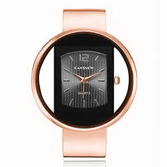  Showlu Fashion Store Rose Gold Black Fashion Gold Stainless Steel Women's Bracelet Bangle Watches 2023 Trends Luxury Brand Ladies Jewelry Watch Bayan Kol Saati Clock