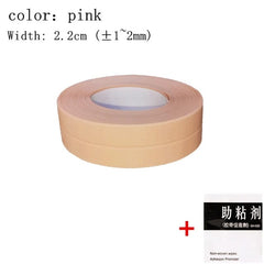  Showlu Fashion Store S-pink / 100CM For Bathroom Kitchen Accessories Shower Bath Sealing Strip Tape Caulk Strip Self Adhesive Waterproof Wall Sticker Sink Edge Tape