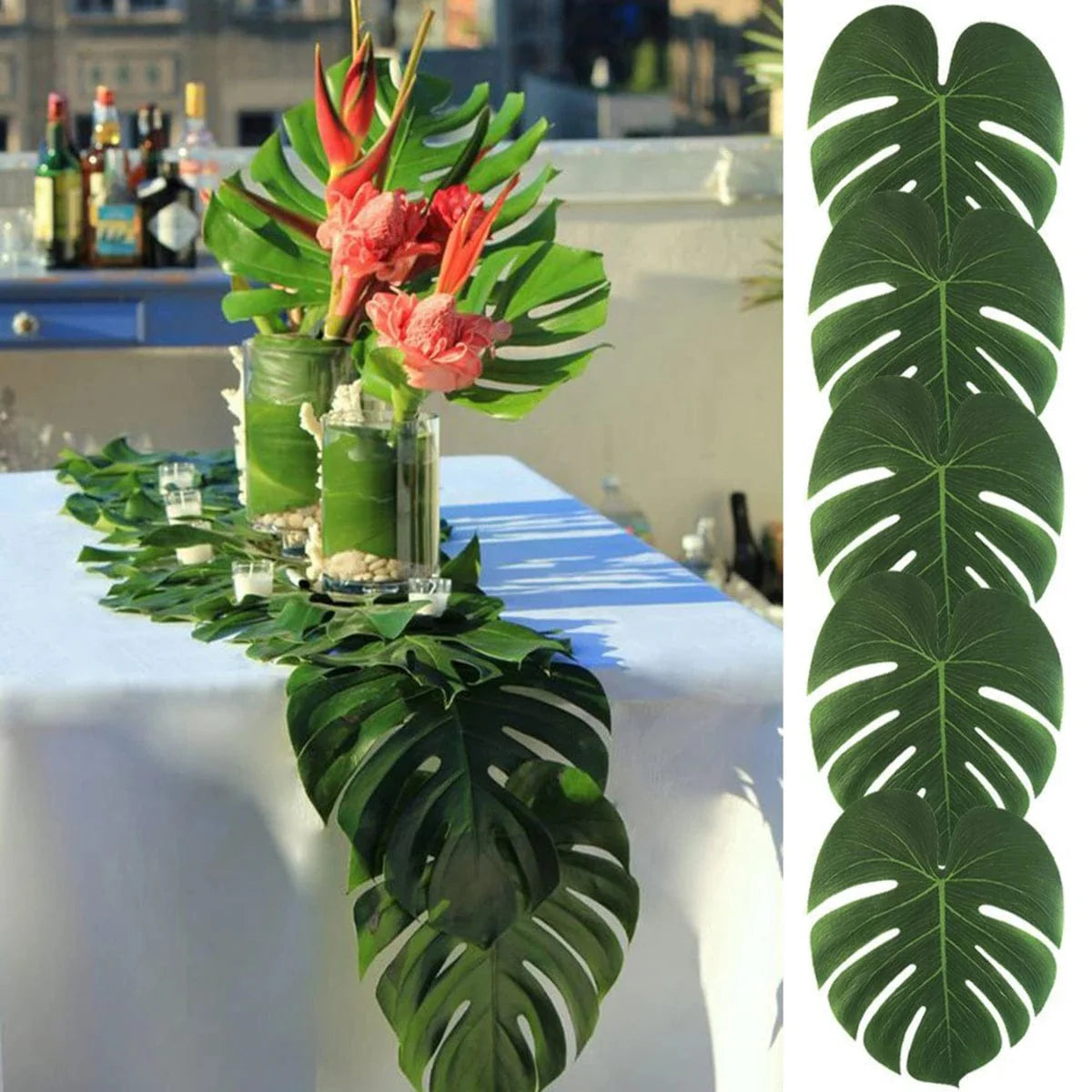Sage green and gold disposable tableware set including paper plates, cups, and napkins for wedding or party decor.
