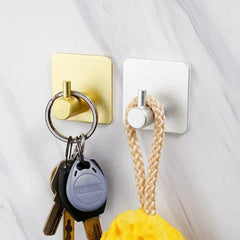  Showlu Fashion Store Self Adhesive Home Kitchen Wall Door Hook Key Rack Kitchen Towel Hanger Aluminum Towel Coat Robe Hook Bathroom Accessories