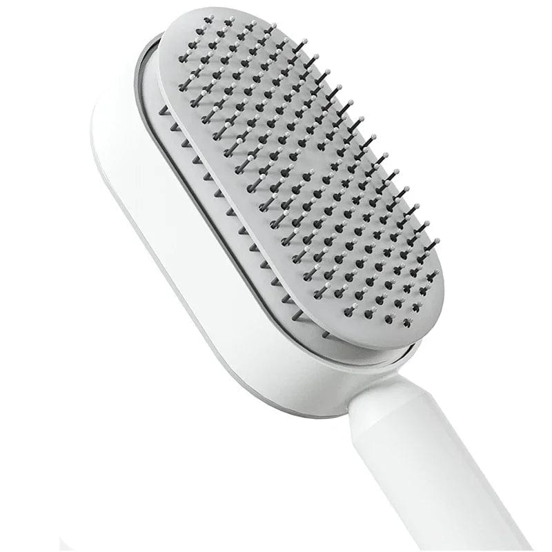 SHOWLU FASHION STORE Self Cleaning Hair Brush for Women One-key Cleaning Hair Loss Airbag Massage Scalp Comb Anti-Static Hairbrush Dropshipping