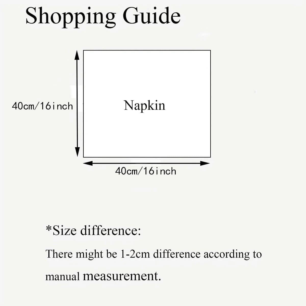  Showlu Fashion Store Set Of 6 40x40cm Table Cloth Napkins Durable Polyester Thicken Placemat Reusable for Kitchen Dining Wedding Decoration