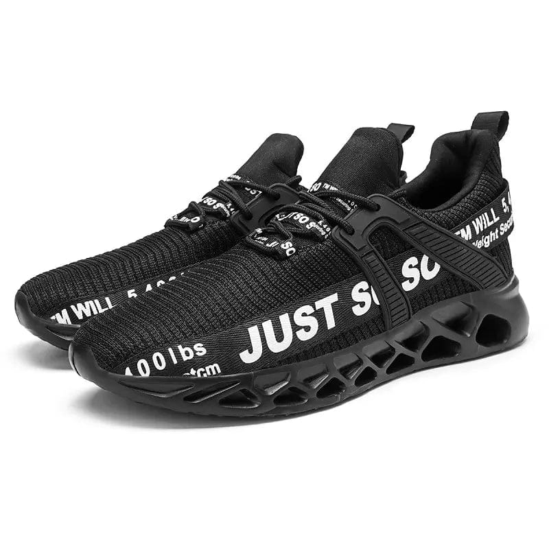 SHOWLU FASHION STORE Shoes for Men Lightweight Blade Sole Men Sneakers Breathable Comfortable Running Shoes Outdoor Fitness Training Sports Shoes