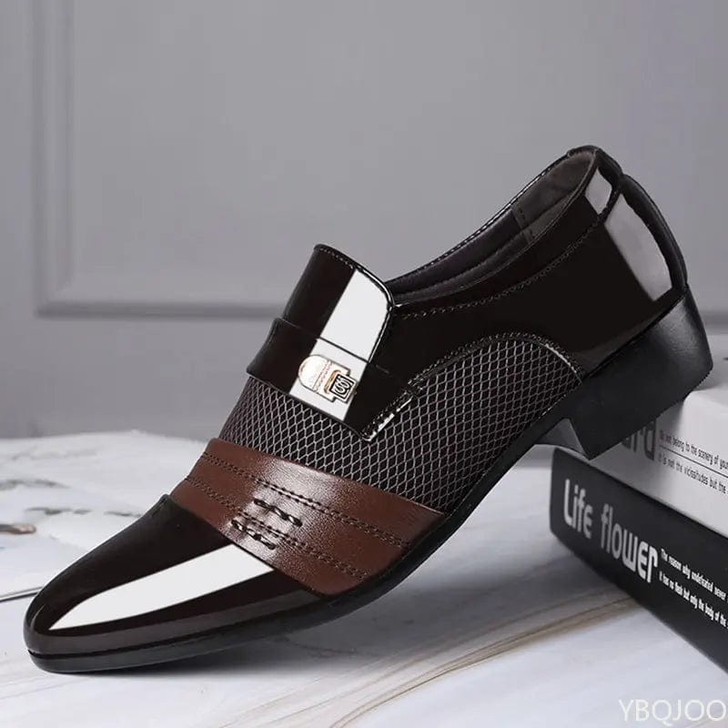  Showlu Fashion Store Shoes Men Slip on Men Dress Oxfords Fashion Business Dress Men Shoes 2020 New Classic Leather Men'S Suits Shoes Man Shoes2023