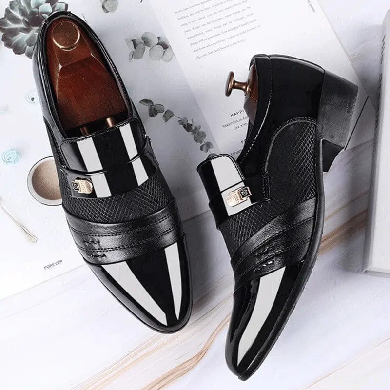  Showlu Fashion Store Shoes Men Slip on Men Dress Oxfords Fashion Business Dress Men Shoes 2020 New Classic Leather Men'S Suits Shoes Man Shoes2023