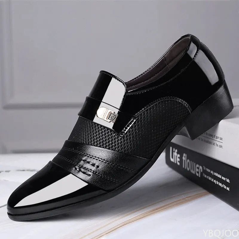  Showlu Fashion Store Shoes Men Slip on Men Dress Oxfords Fashion Business Dress Men Shoes 2020 New Classic Leather Men'S Suits Shoes Man Shoes2023