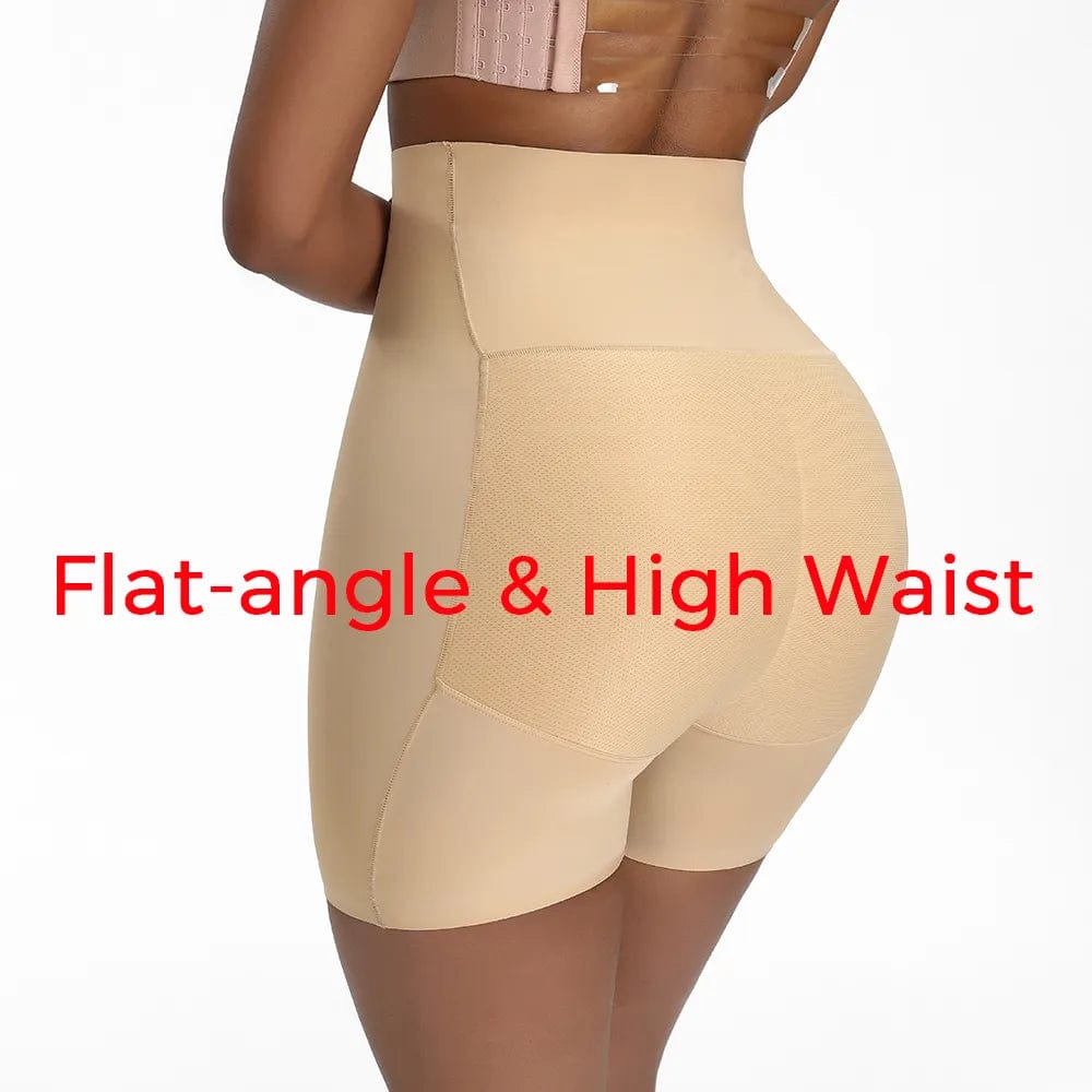  Showlu Fashion Store Skin / M Women Sexy High Waist Body Shaper Butt Lifter Padded Hip Enhancer Shapewear Tummy Control Panties Fake Ass Shorts