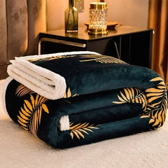 Soft Fluffy Warm Winter Blanket Thicken Lamb's Wool Autumn Warmth Blankets for Bed Milk Velvet Comfortable Sofa Blanket Throw