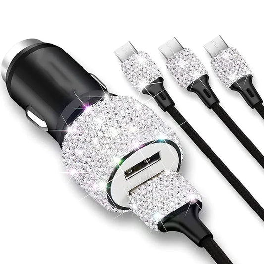  Showlu Fashion Store Sparkling Dual USB Car Charger