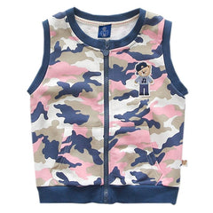  Showlu Fashion Store Spring and Autumn Vest Fashionable Korean-Style Casual Terry Children's Clothing