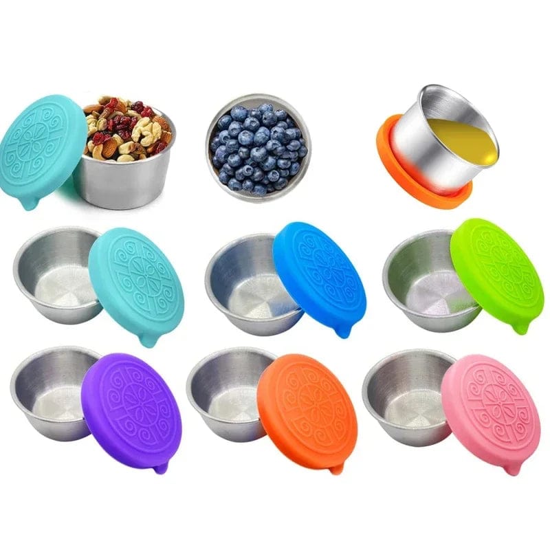  Showlu Fashion Store Stainless Steel Food Container Fruit Snack Box