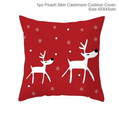 Showlu Fashion Store style 16 / 45 x 45 Christmas Cushion Cover Merry Christmas Decorations for Home 2023 Christmas Ornament Navidad Noel Xmas Gifts Happy New Year 2024