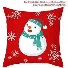 Showlu Fashion Store style 18 / 45 x 45 Christmas Cushion Cover Merry Christmas Decorations for Home 2023 Christmas Ornament Navidad Noel Xmas Gifts Happy New Year 2024