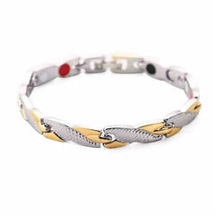  Showlu Fashion Store Style 3 New Dragon Pattern Twisted Healthy Magnetic Magnet Bracelet for Women Power Therapy Magnets Bracelets Bangles for Women Men