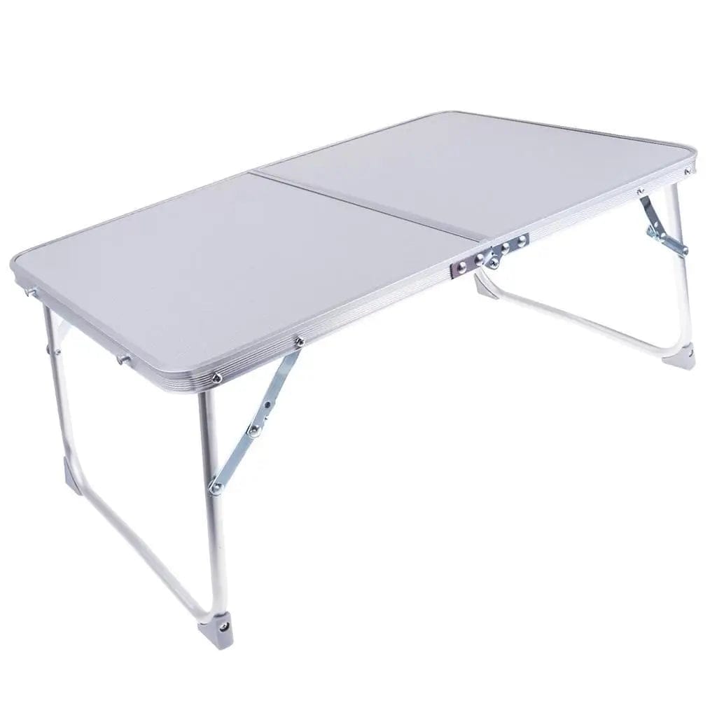 SHOWLU FASHION STORE Style A / CHINA Folding Camping Table Portable Picnic Outdoor Garden BBQ Dining Desk Silver