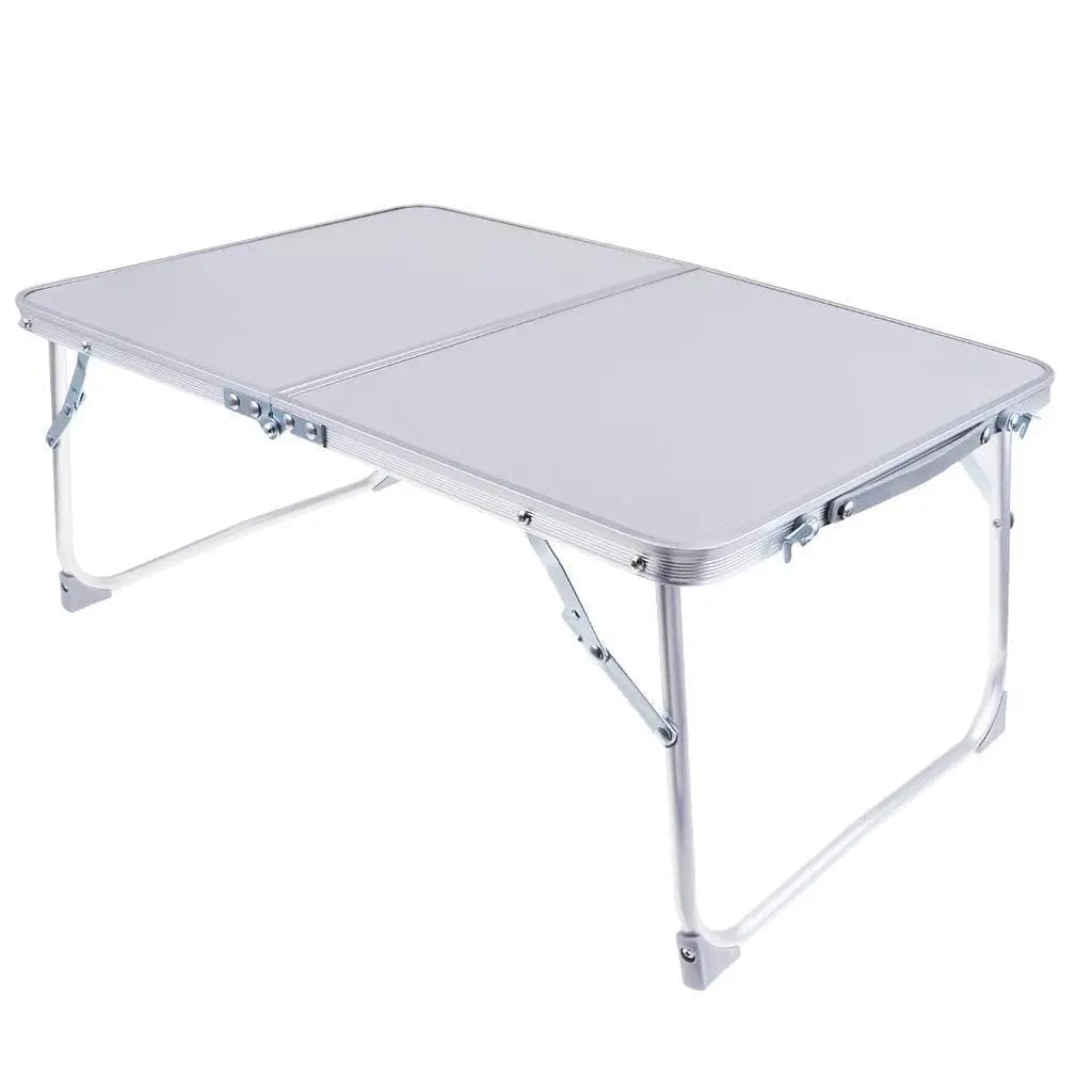 SHOWLU FASHION STORE Style A / CHINA Folding Camping Table Portable Picnic Outdoor Garden BBQ Dining Desk Silver